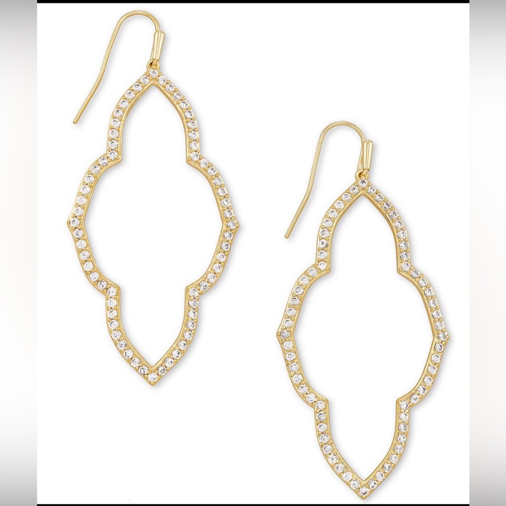 Abbie Open Frame Drop Earrings